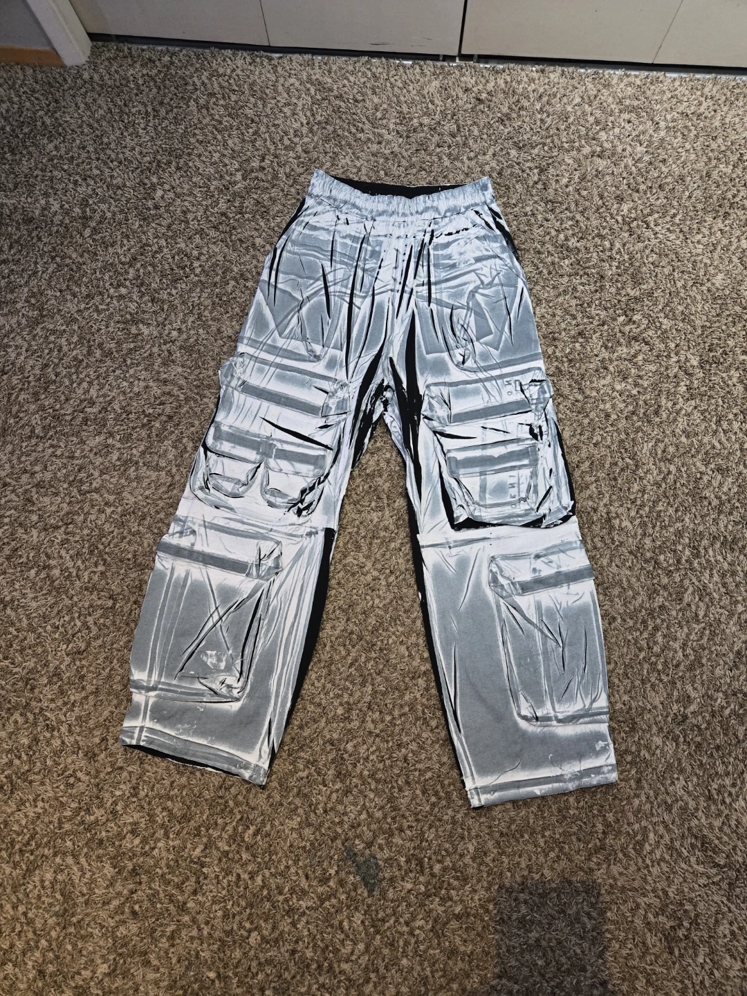 Diesel P-Garcia Chalk White Trousers Size Small