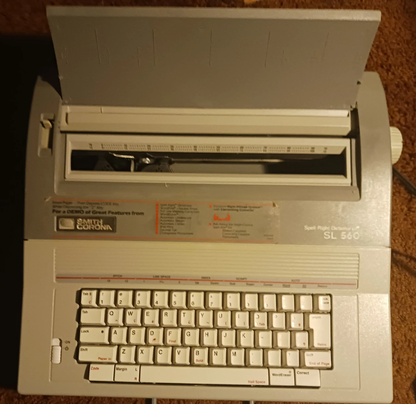 Smith Corona Spell-Right Dictionary SL 560 - photo 2