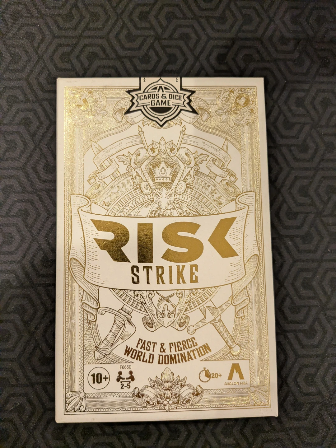 Risk Strike Cards & Dice Game