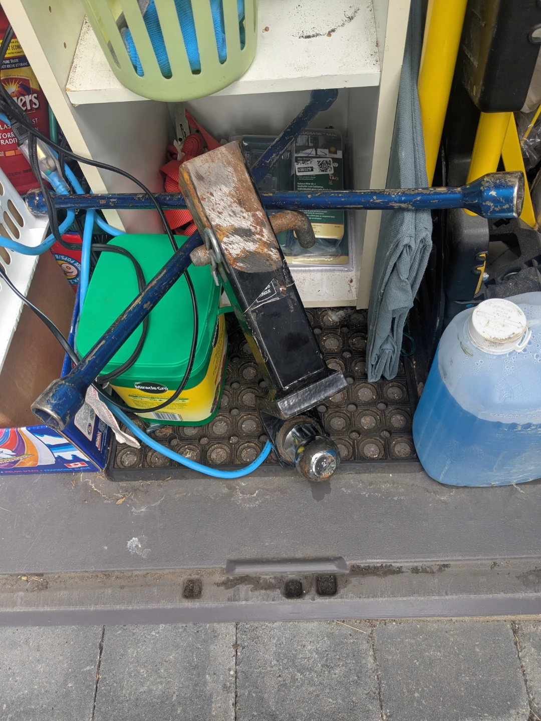 2inch trailer hitch and 4way tire wrench