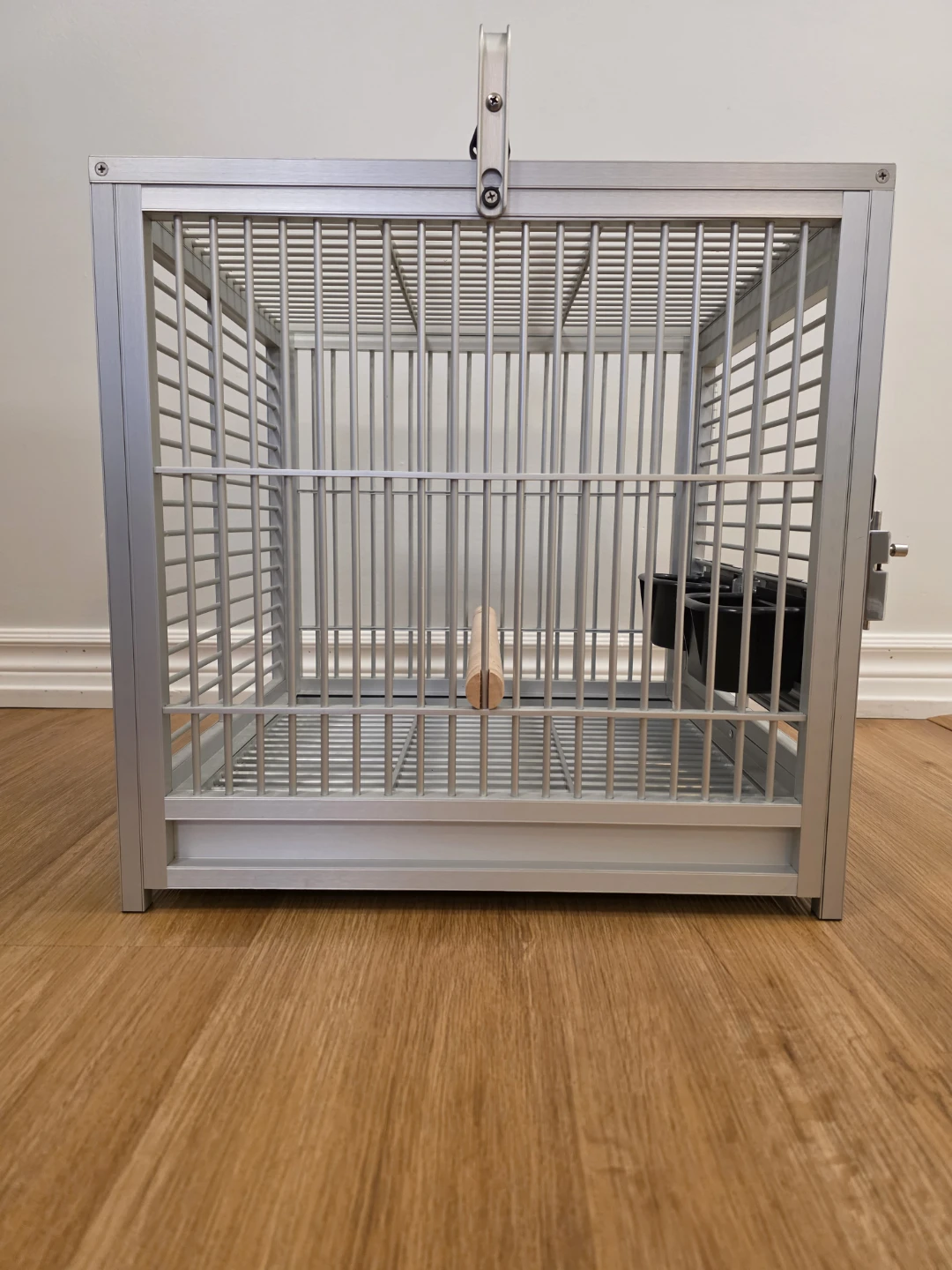 Aluminium Bird Travel Cage - photo 2