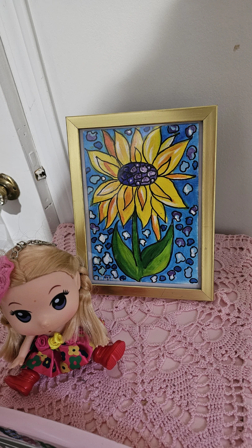 Original Acrylic Painting - "Sunflower" - photo 2