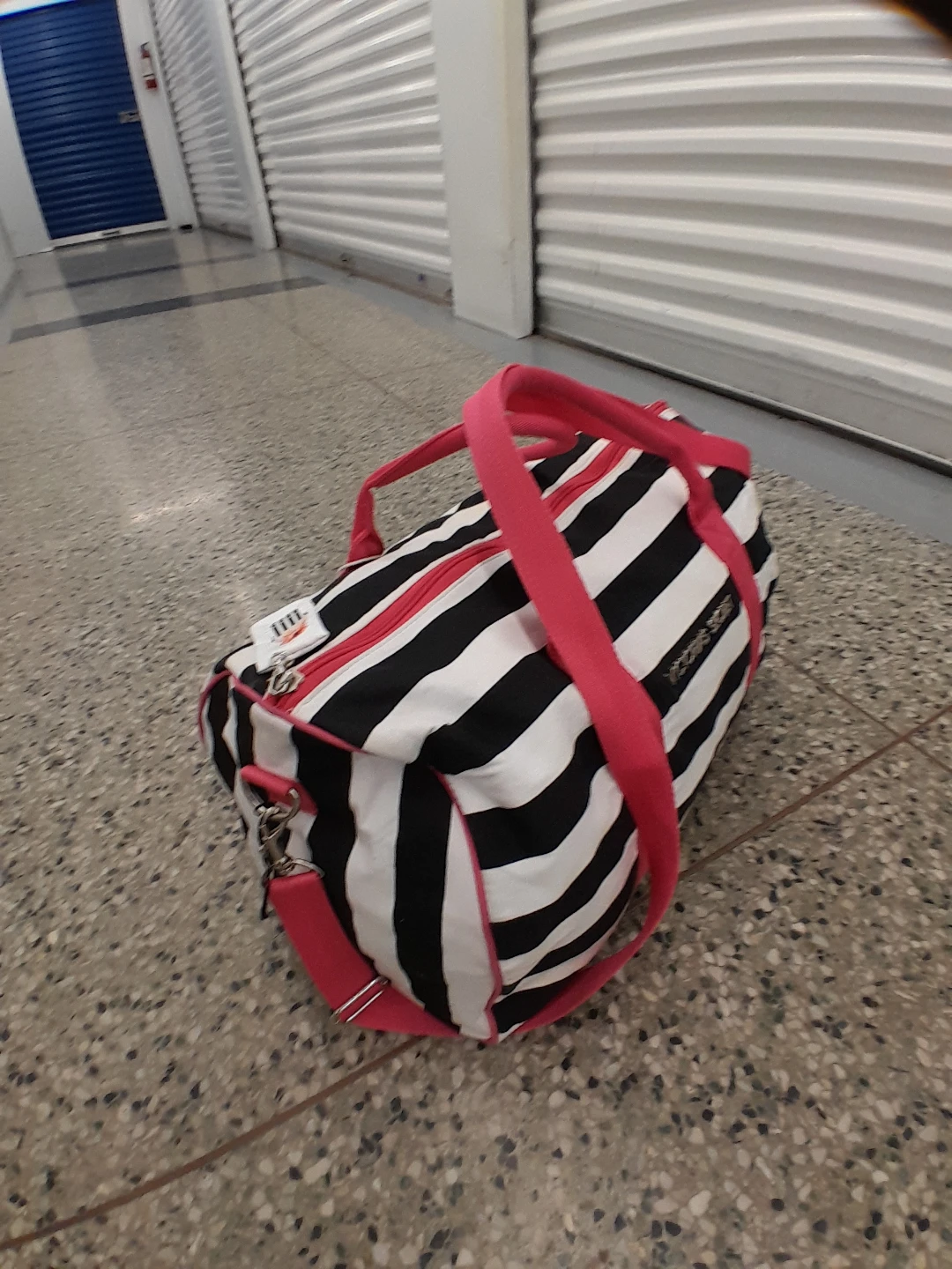 Victoria's Secret Striped Duffel Bag - photo 5