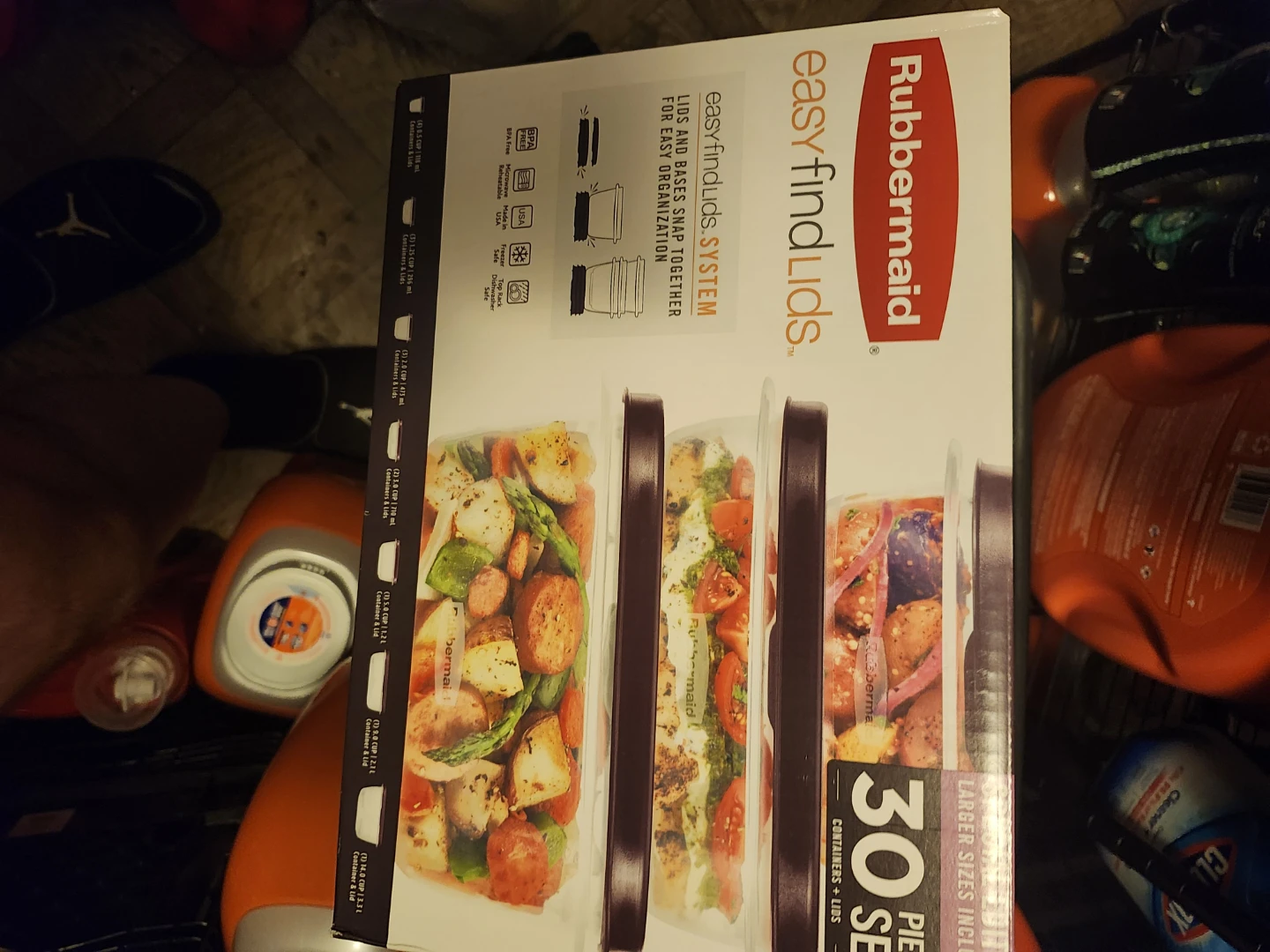 Rubbermaid EasyFindLids 30-Piece Container Set