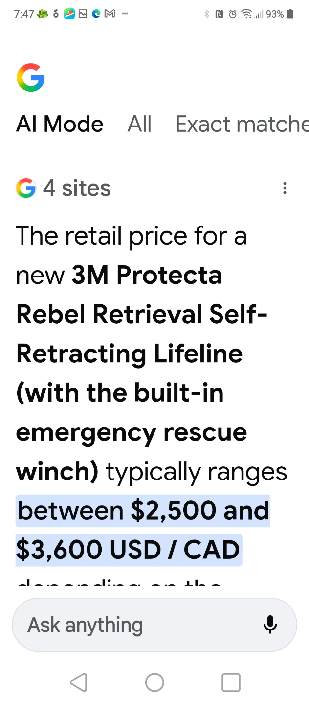 3M Protecta Rebel Retrieval Self-Retracting Lifeline - photo 2