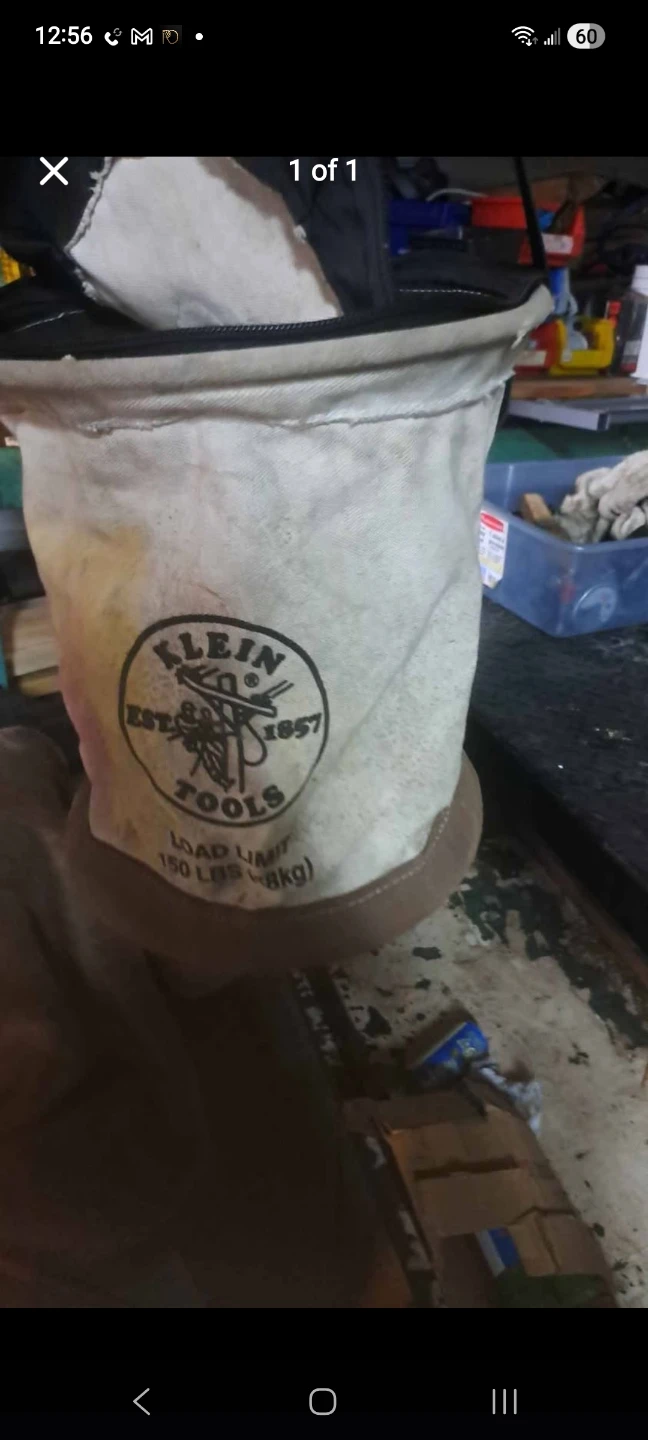 Klein Tools Canvas Tool Bucket