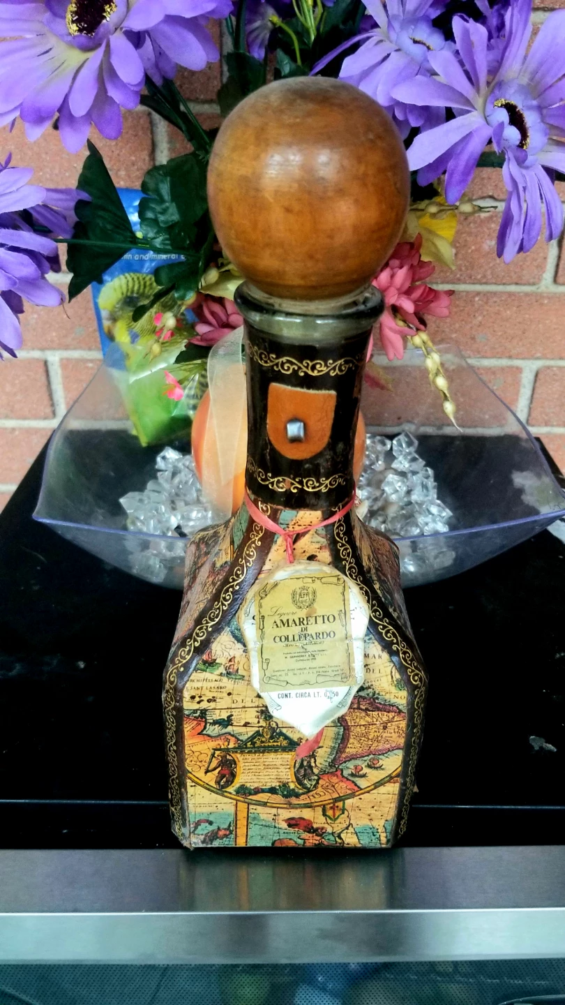 Vintage Fausto Corduri Leather Decanter - photo 2