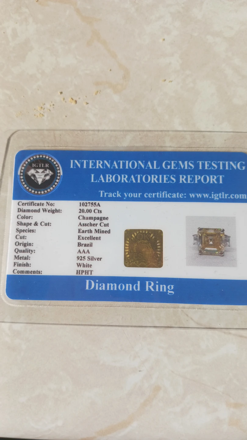 20. Carat Champagne Diamond with Certification - photo 4