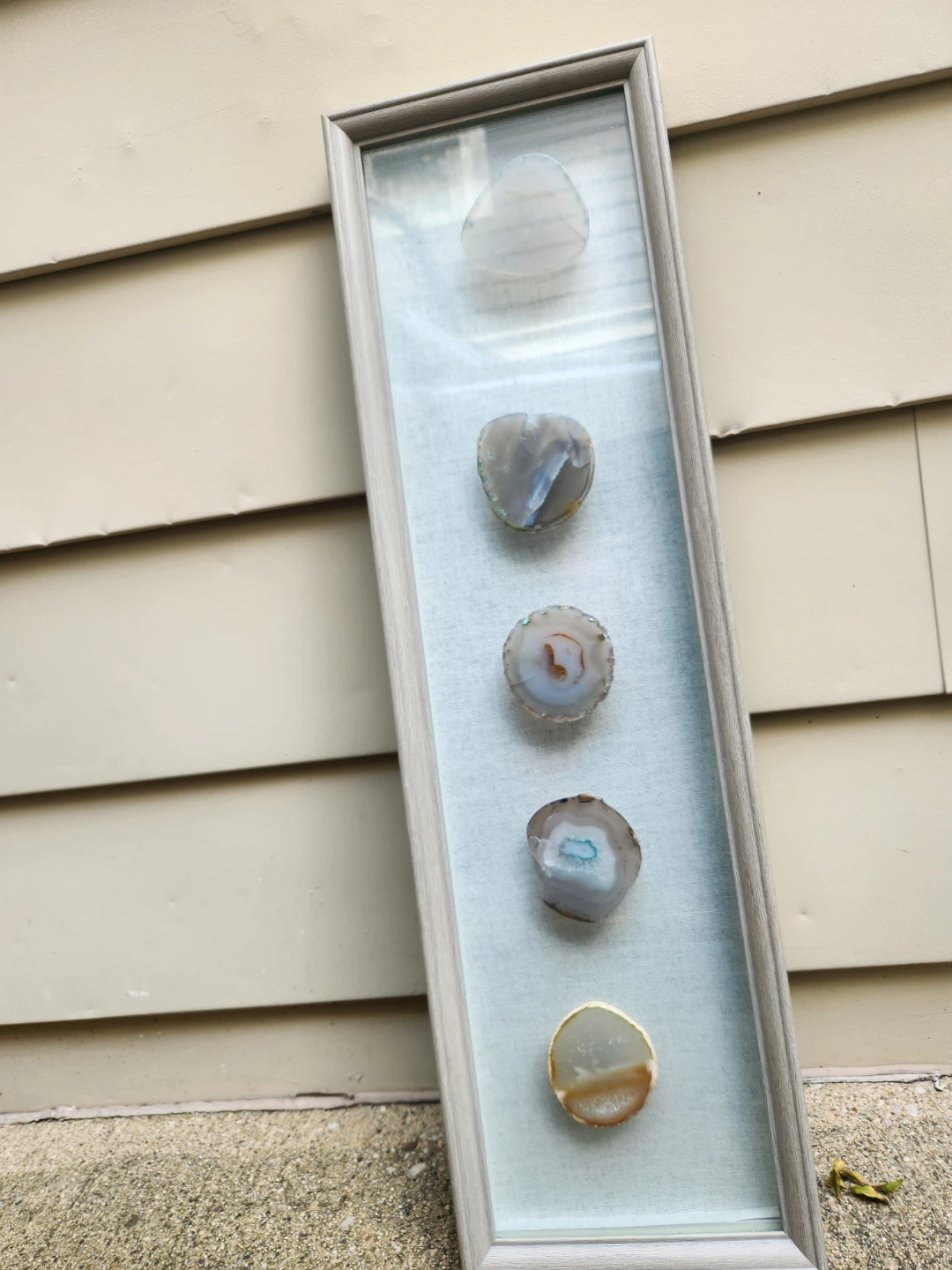 Framed Agate Slices Wall Decor - photo 2