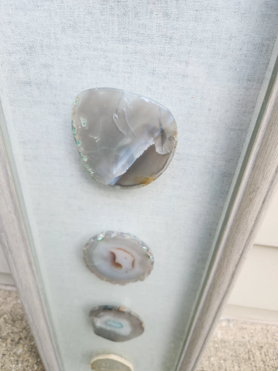 Framed Agate Slices Wall Decor - photo 4