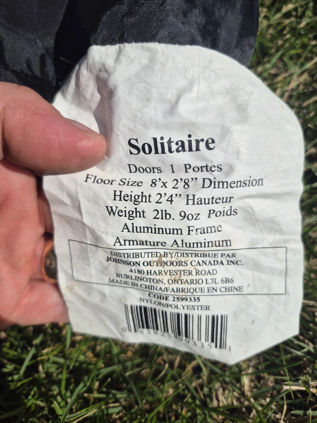 Eureka Solitaire Single Person Tent - photo 5