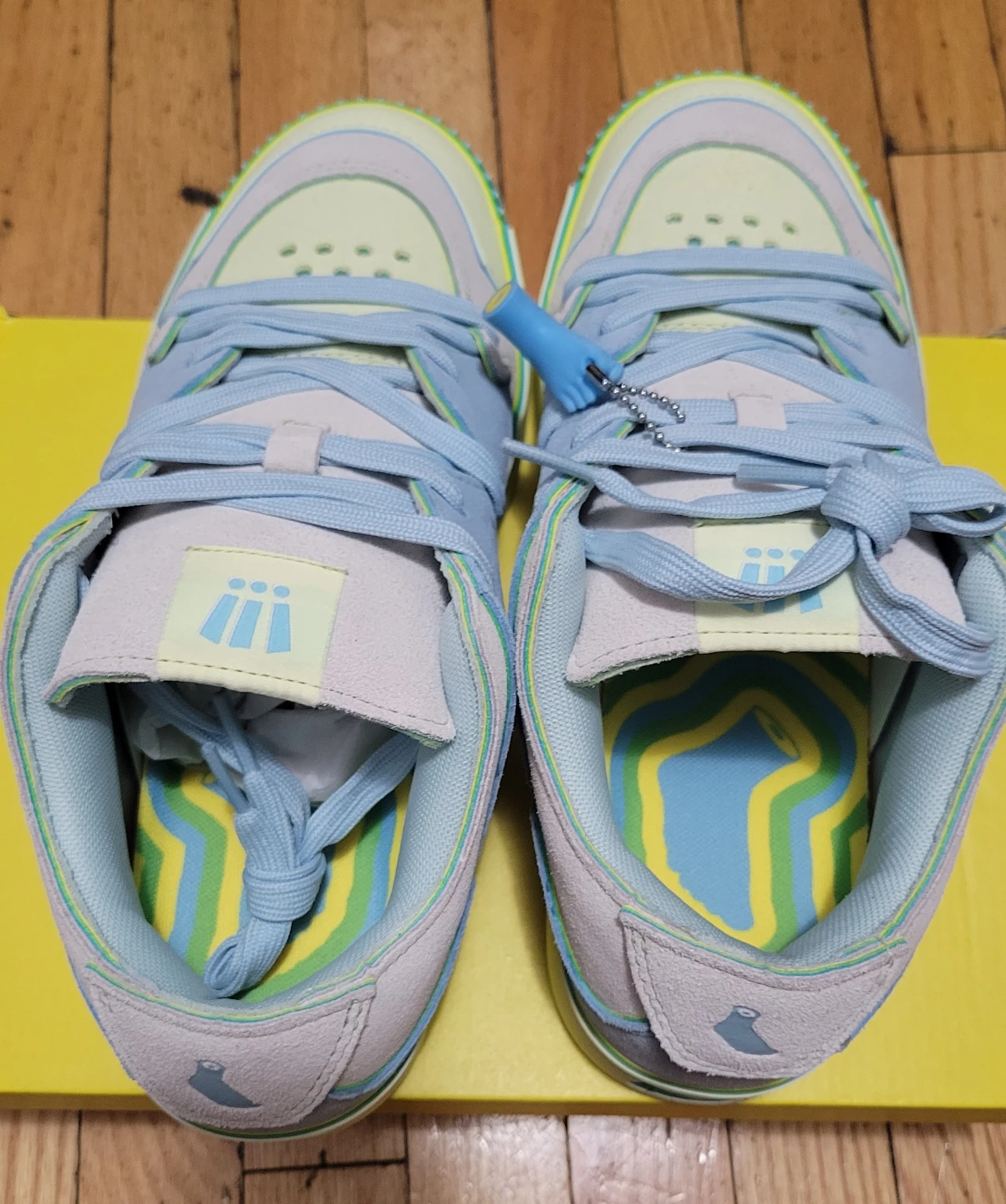 MSCHF GOBSTOMPER "Off Lemon" Sneakers Size 10 - photo 3