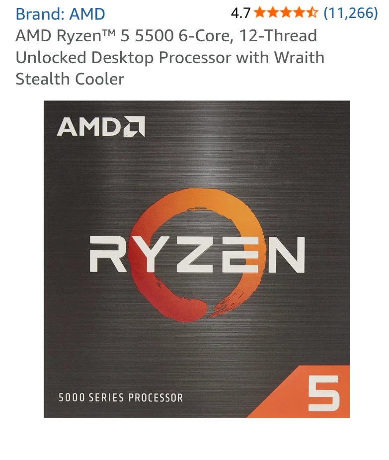 Asus Prime B550 & Ryzen 5 5500 - photo 4