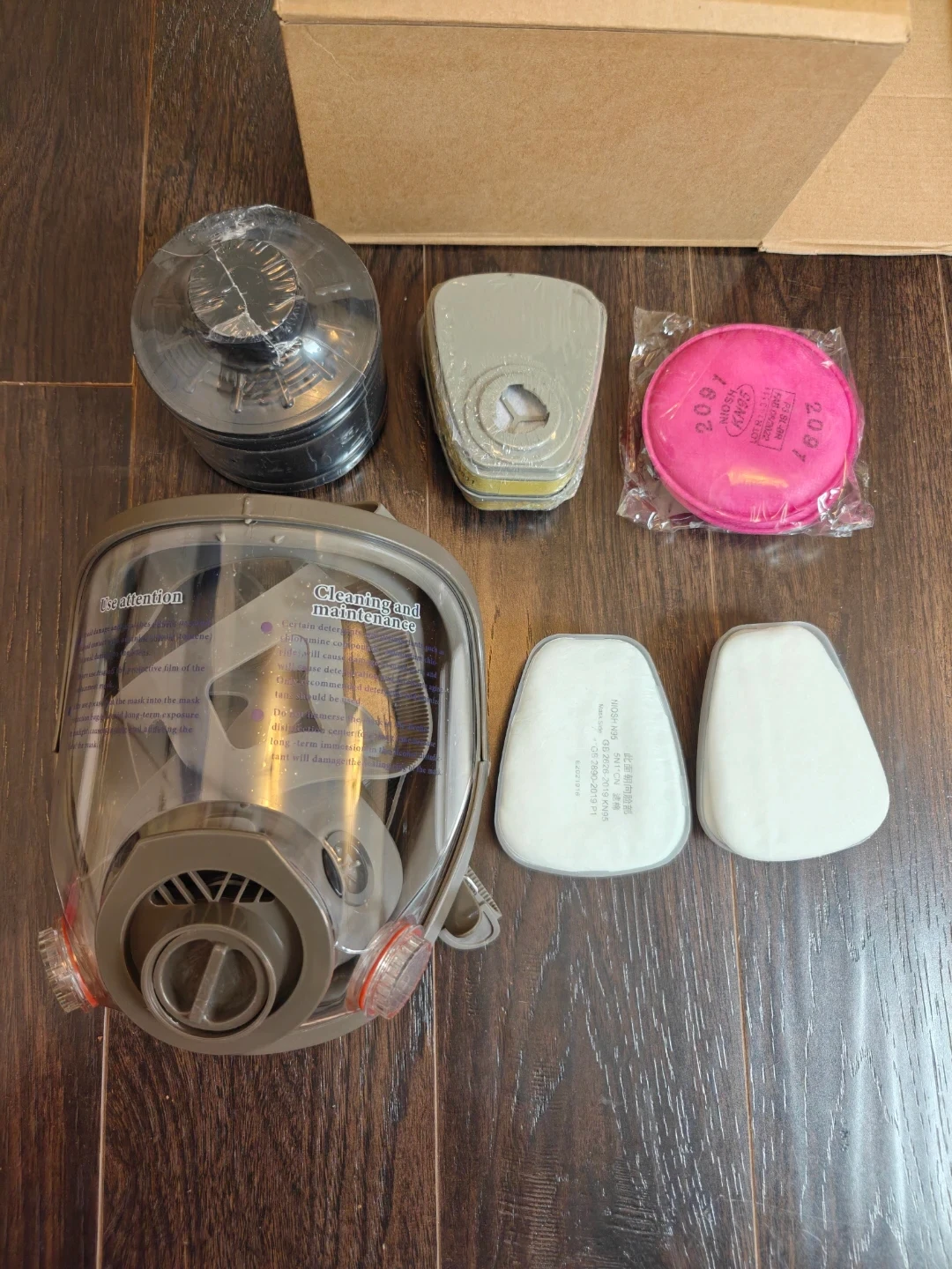 2 Full Facepiece Respirator with Filters BRAND NEW - photo 3
