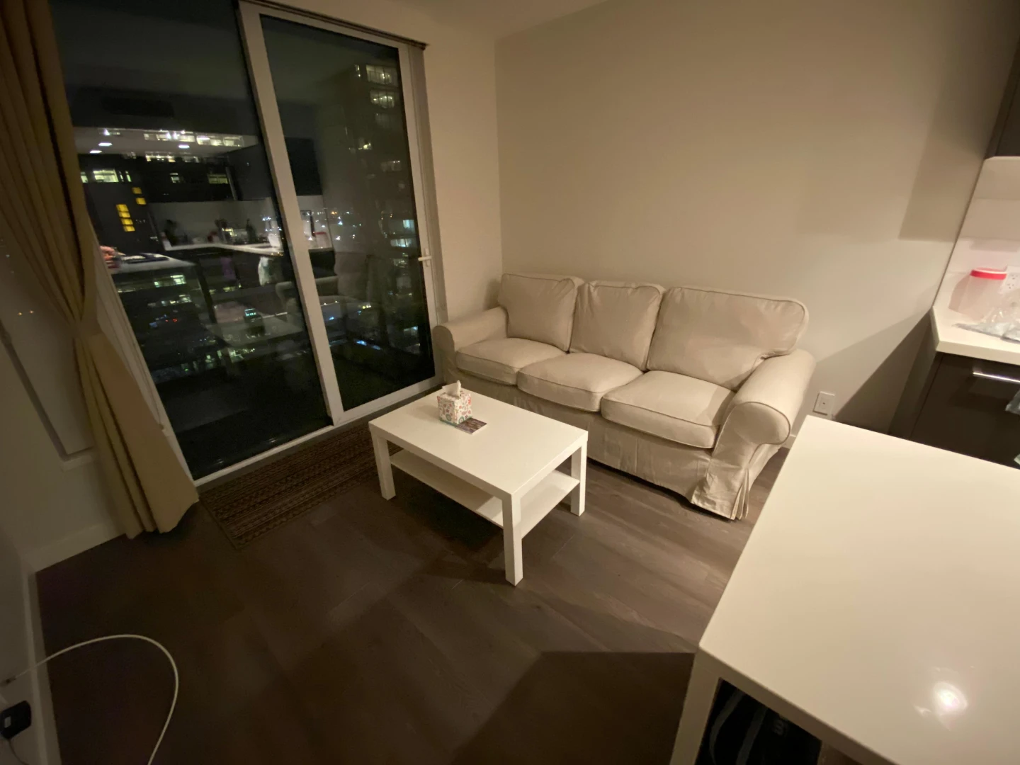 Cream 3-Seater Sofa