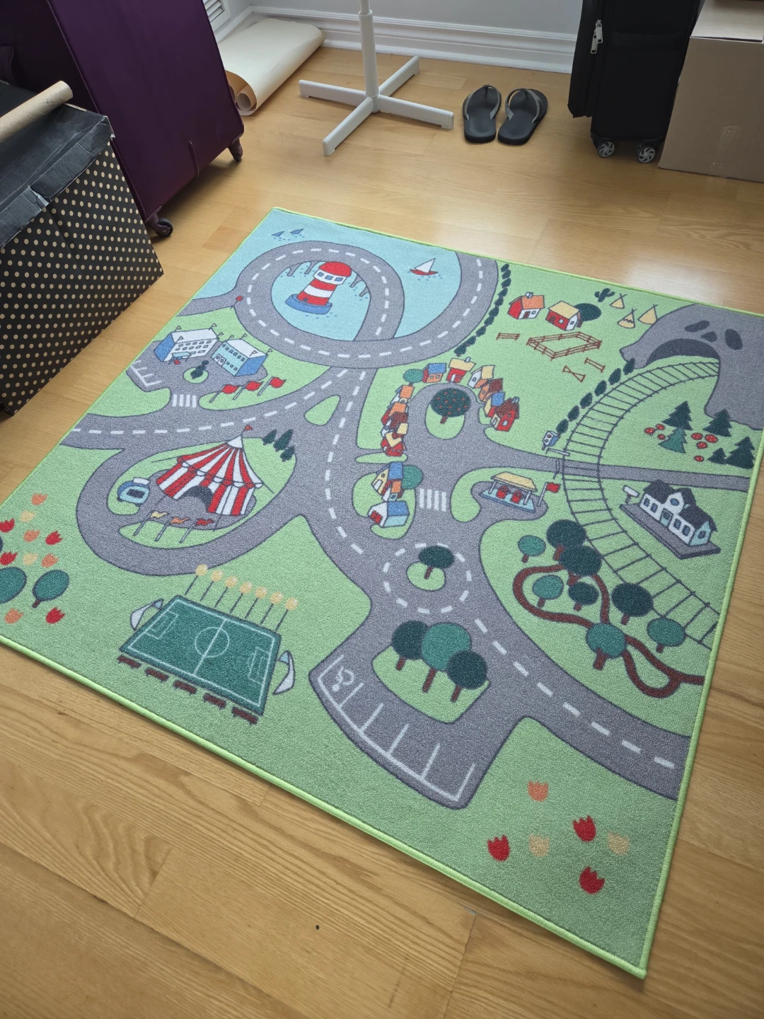 IKEA STADSDELL Play Mat Rug 130x133 cm - photo 2