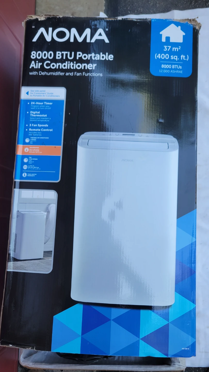 Noma 8000 BTU Portable Air Conditioner NEW - photo 2