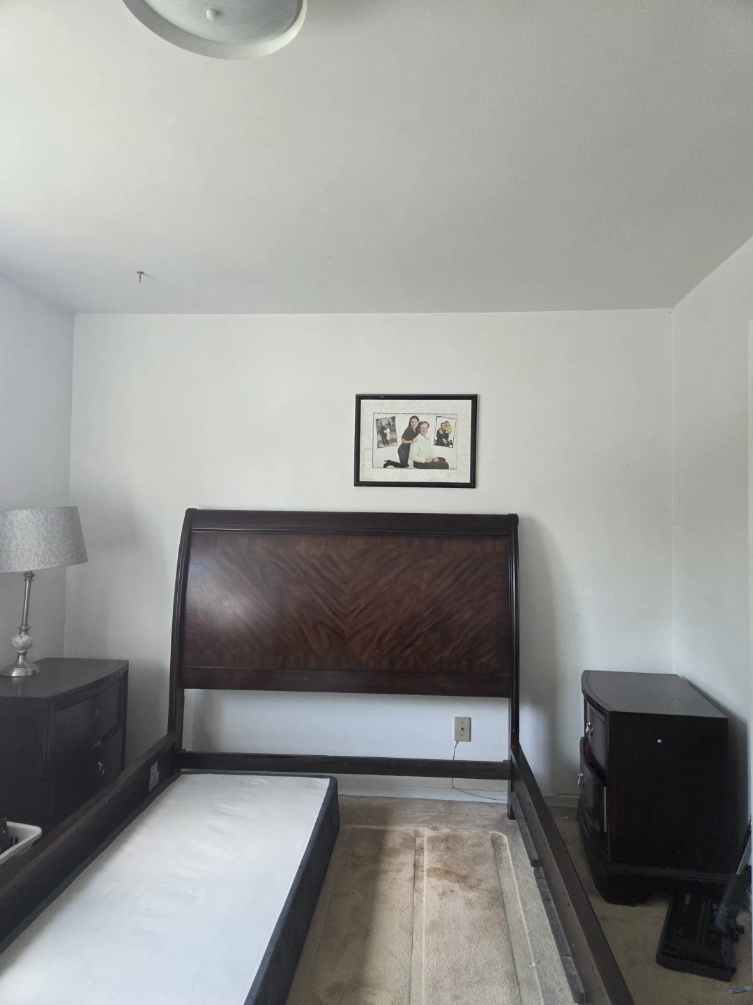 Wooden Sleigh Bed Frame - photo 3