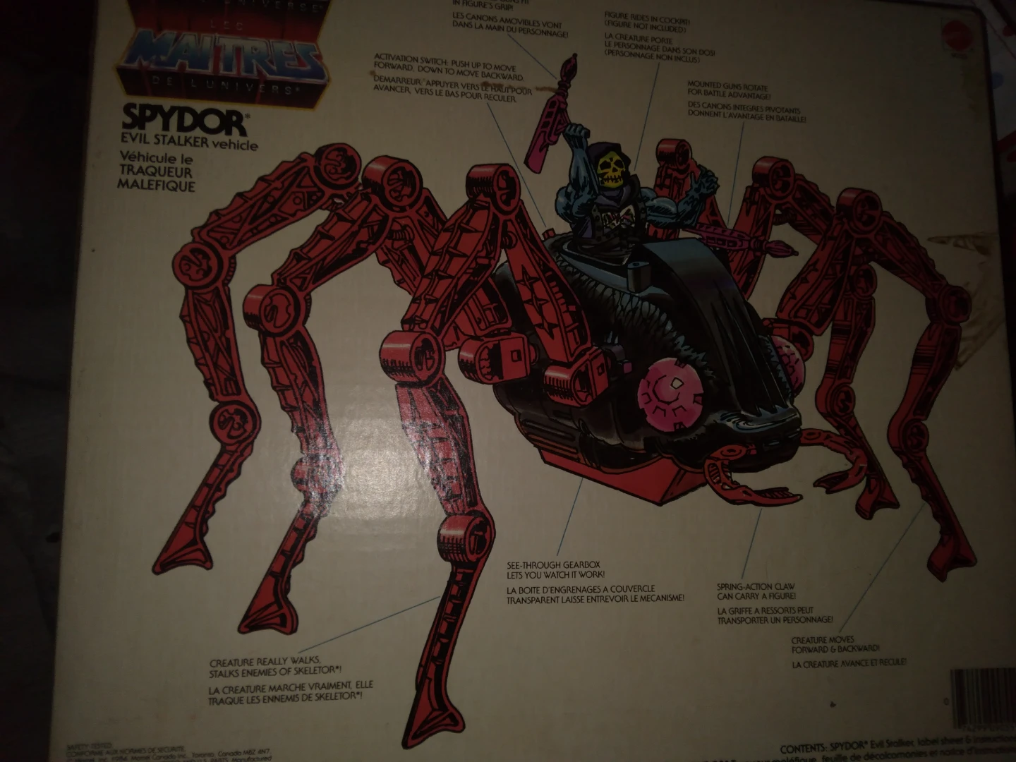 Masters of the Universe Spydor Evil Stalker Vehicle - photo 2