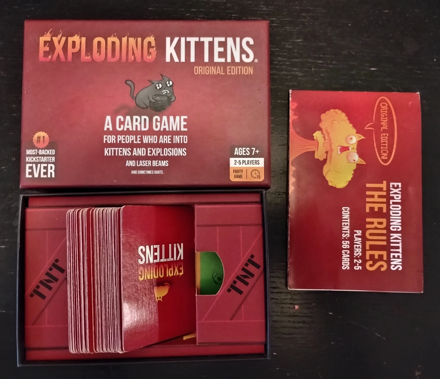 Exploding Kittens card game