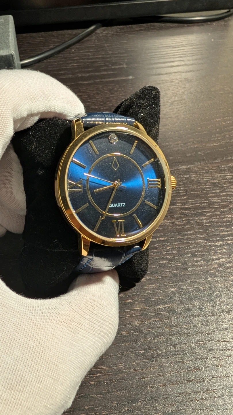 NIC & SYD Quartz Watch with Swarovski Crystals - Blue - photo 4