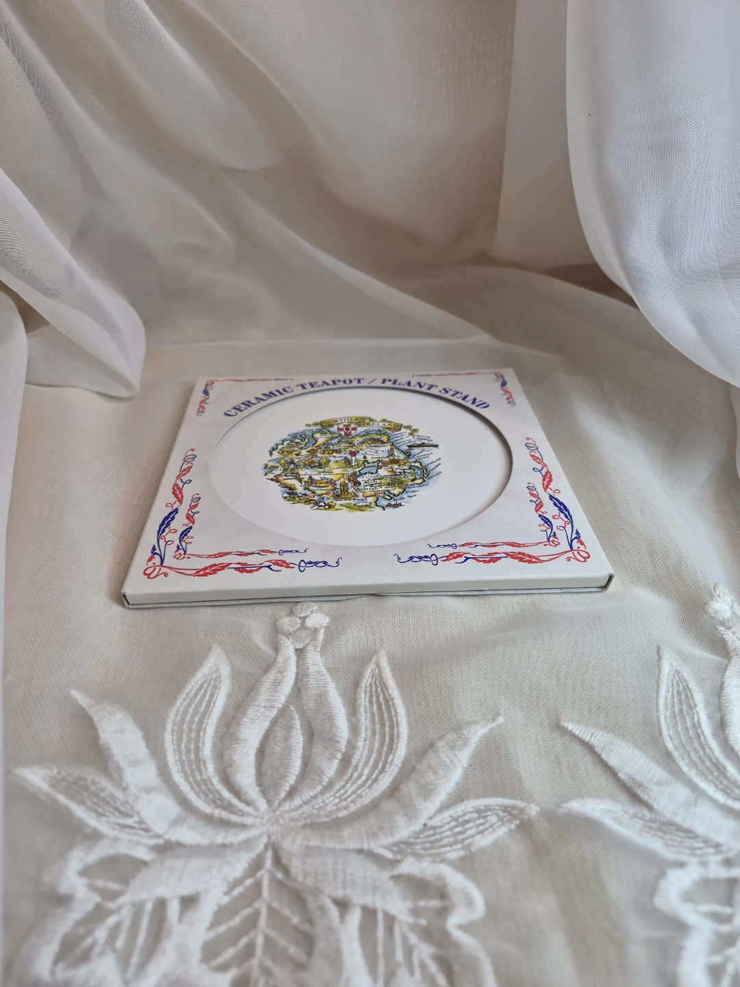 Ceramic Teapot/Plant Stand Northern Ireland Trivet - photo 2