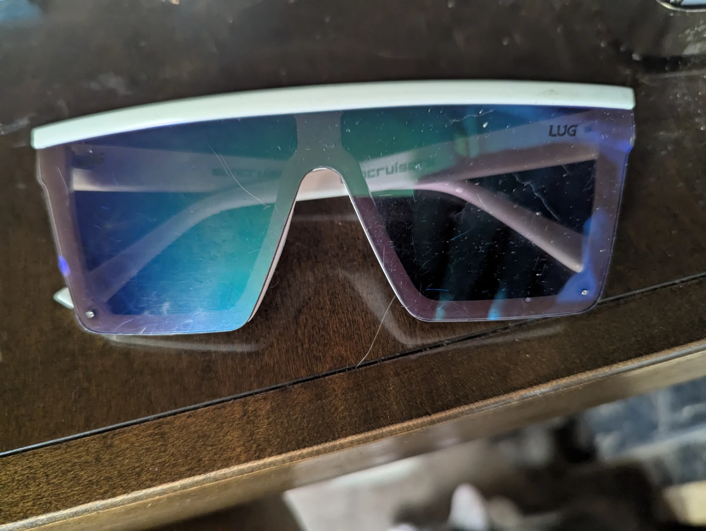 LUG "Suncruisers" White & Blue Sunglasses
