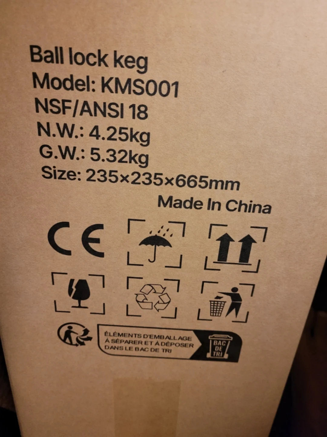 VEVOR 5 Gallon Ball Lock Keg KMS001 - photo 2