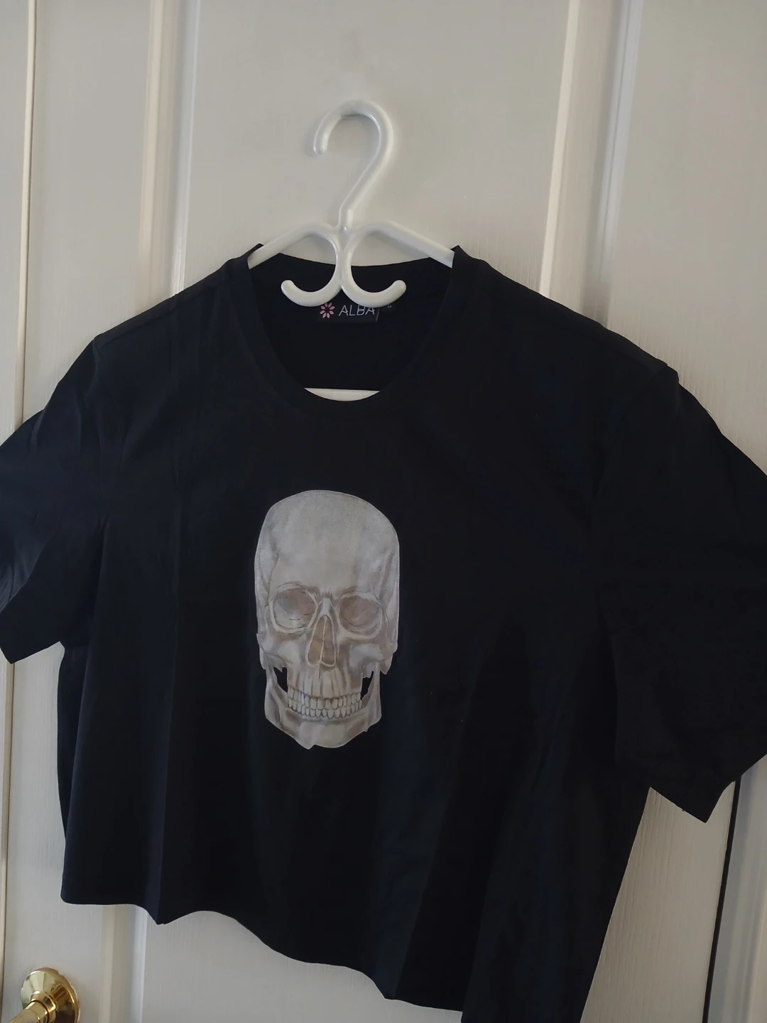 Black T-Shirt with Skull Graphic - Size xs to xL - photo 2