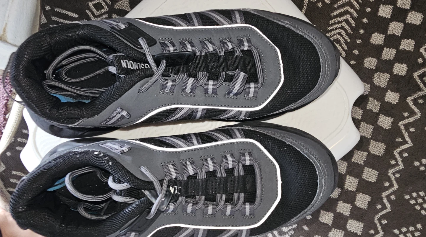 Black and Grey Running Shoes