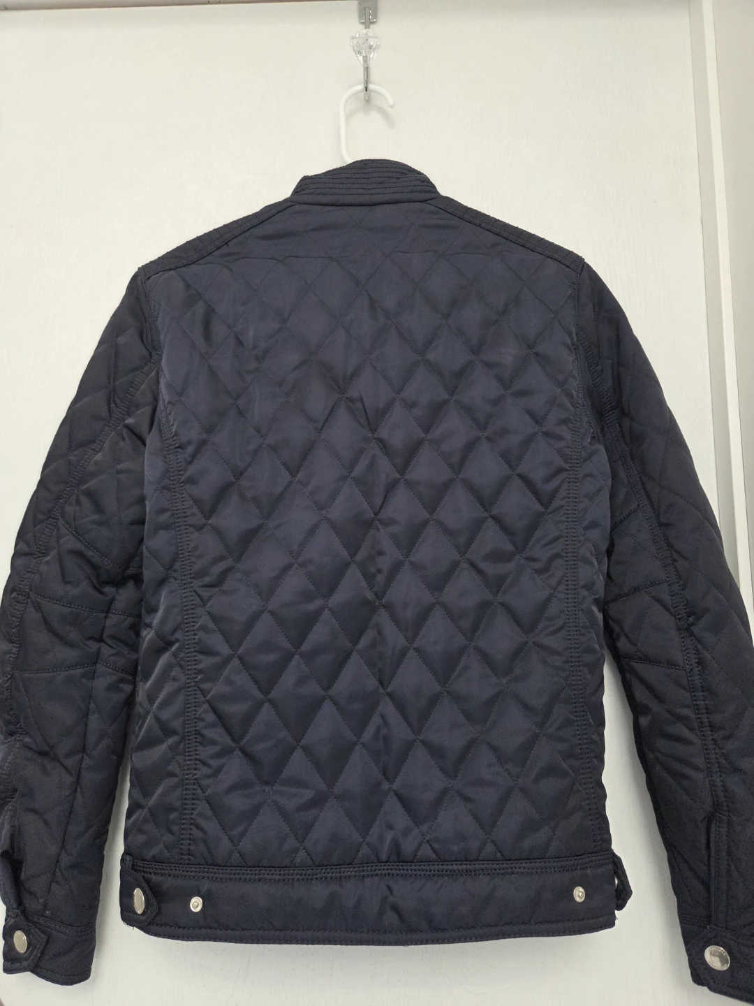 Zara Man Quilted Jacket Navy Size S - photo 2