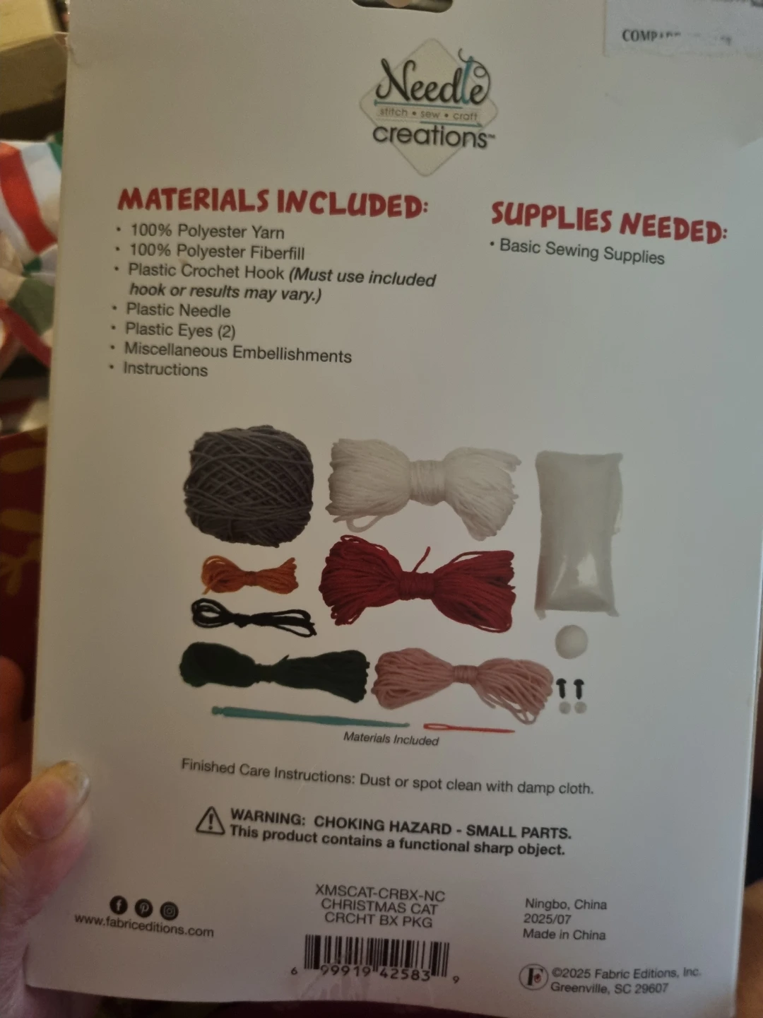Needle Creations Complete Crochet Kit - Cat - photo 2