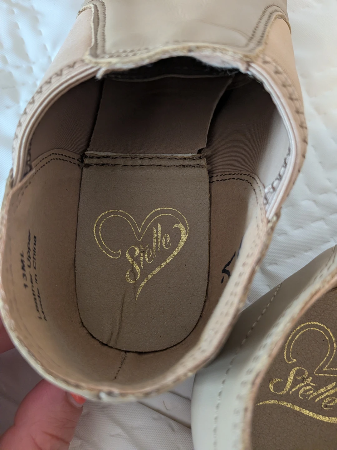 STELLE Girls Tan Leather Jazz Shoes Size 133 - photo 2