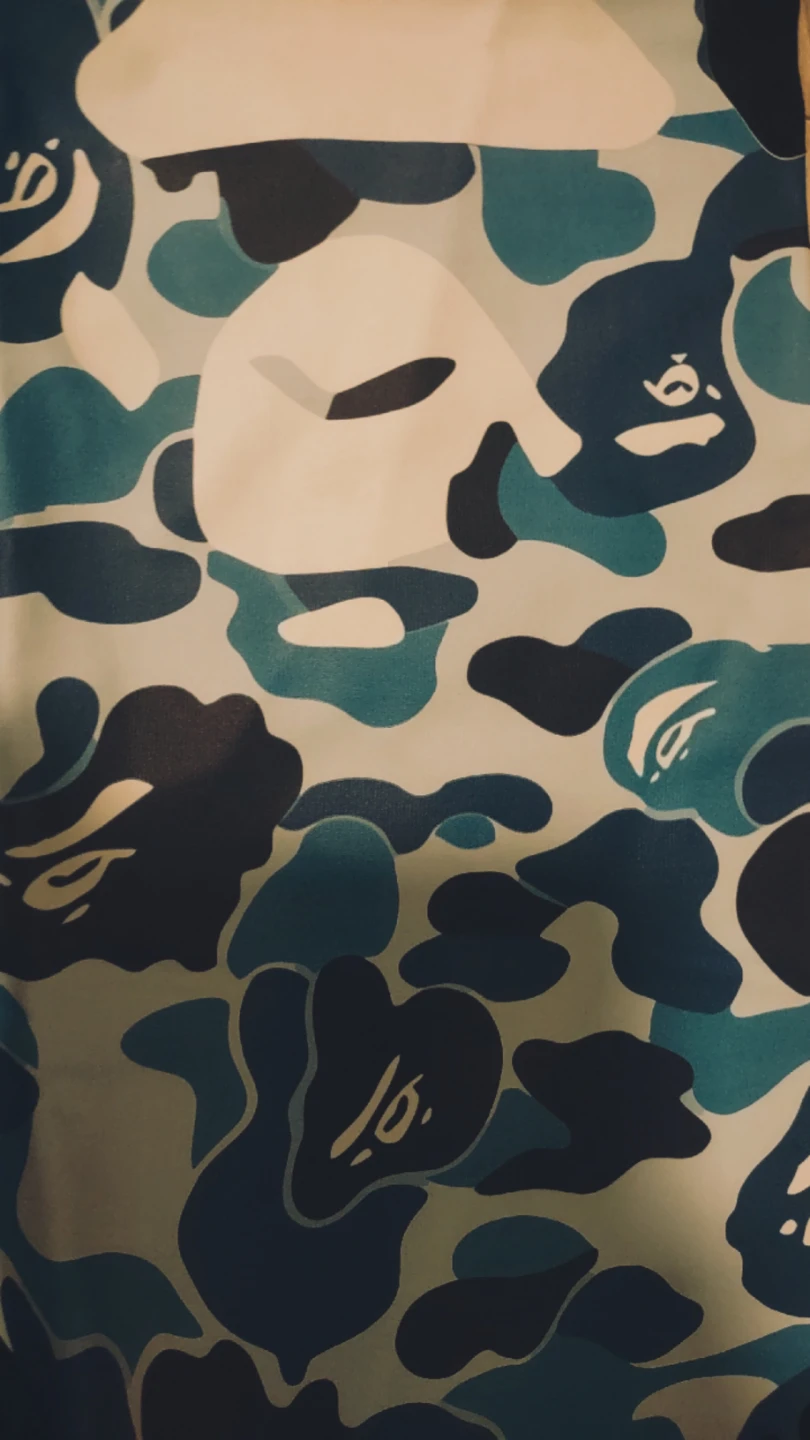 BAPE A Bathing Ape Camo Shark T-Shirt - photo 4
