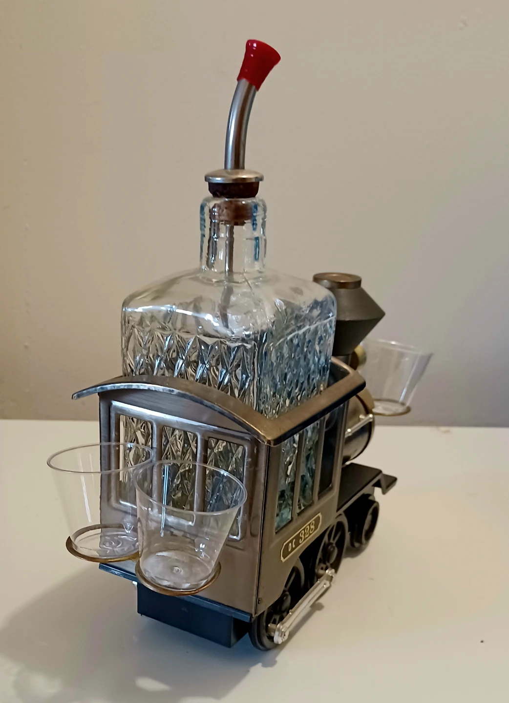 Vtg.  Locomotive Train Decanter Set - photo 4