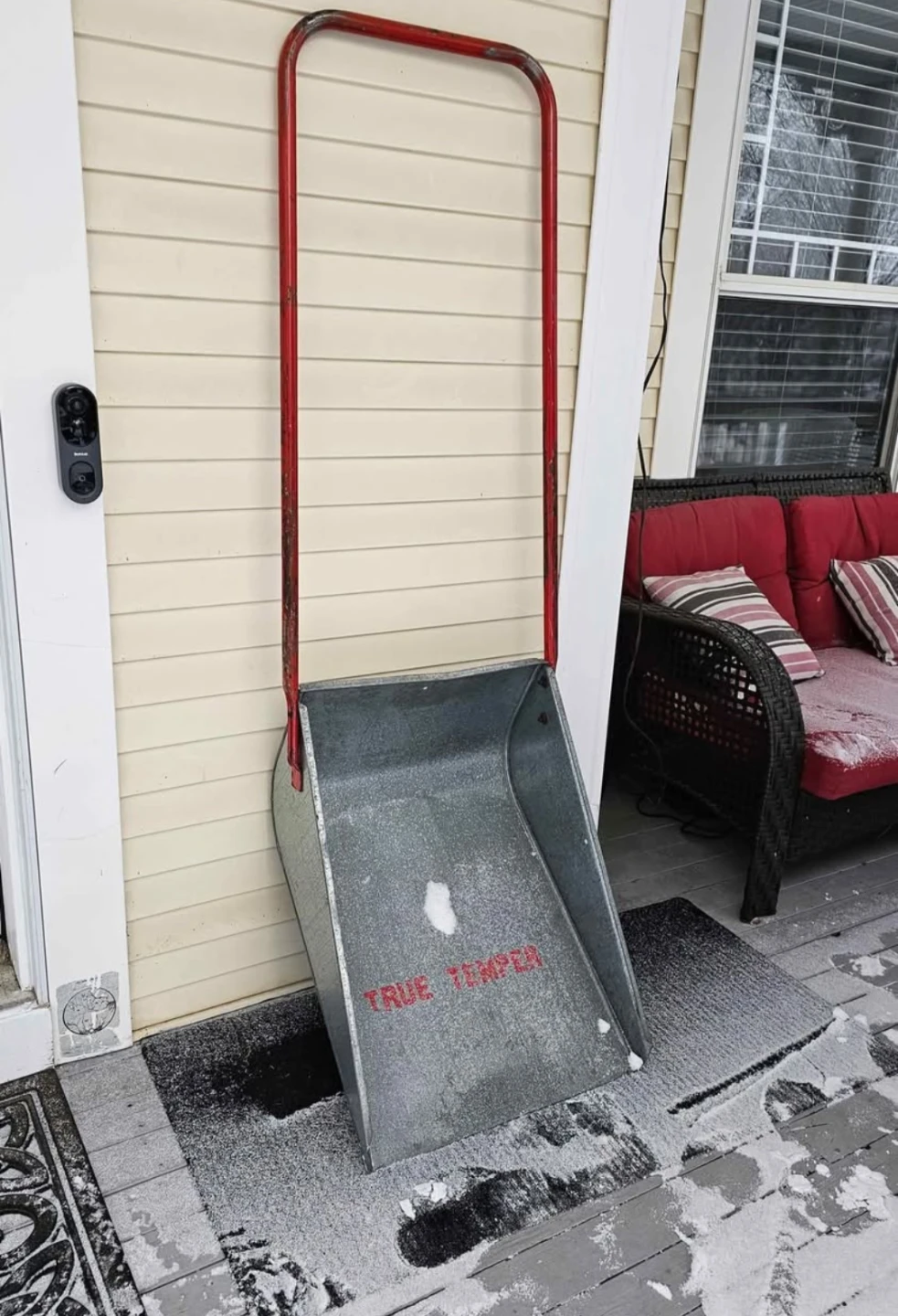 Snow Shovel Sleigh Scoop Large Metal