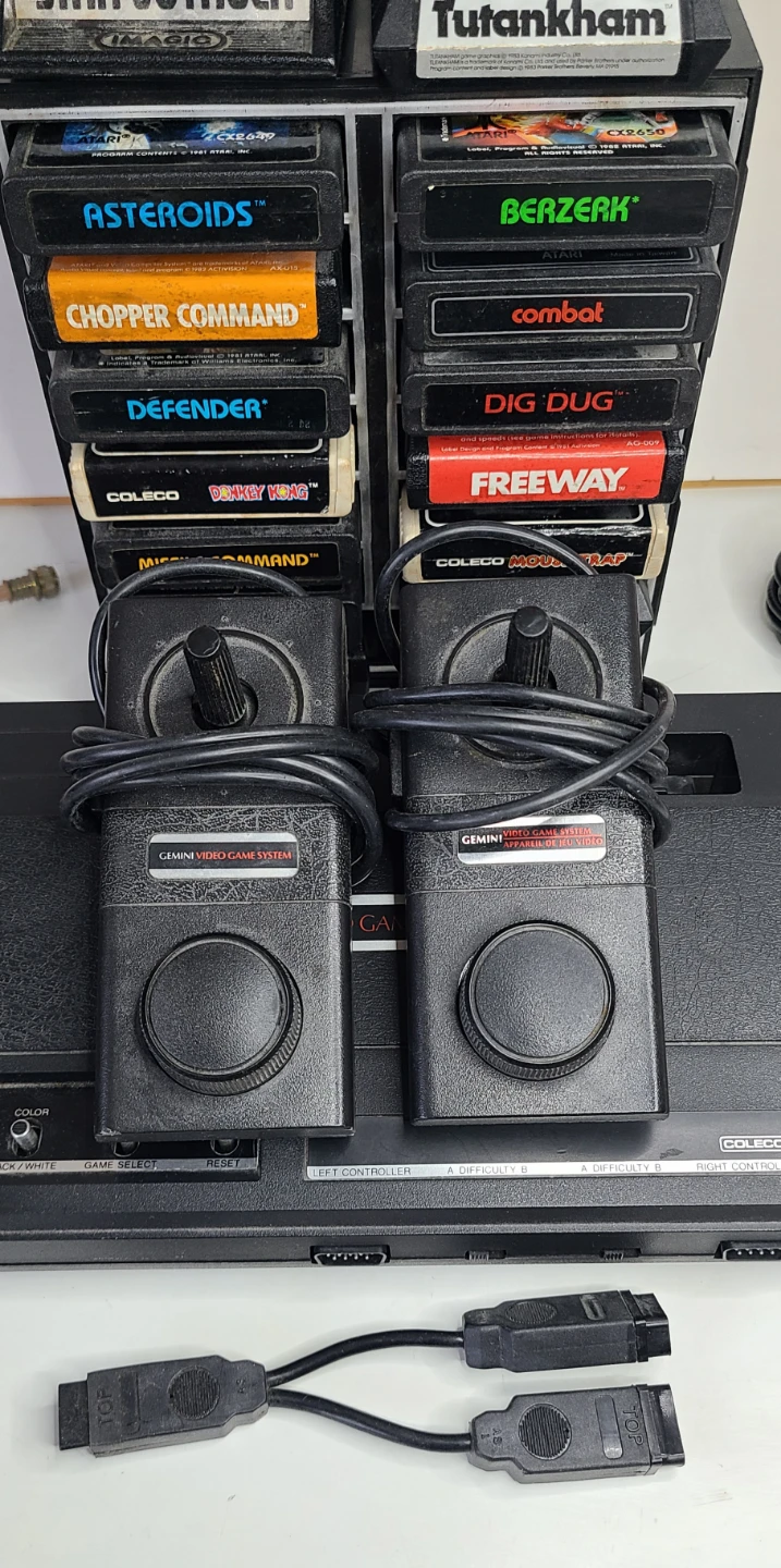 Vintage Coleco Gemini + 19 Games! (Game Cartridges) - Wow! - photo 2