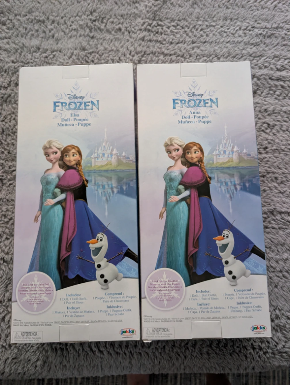 Disney Frozen Elsa and Anna Dolls with Outfits and Shoes - photo 2