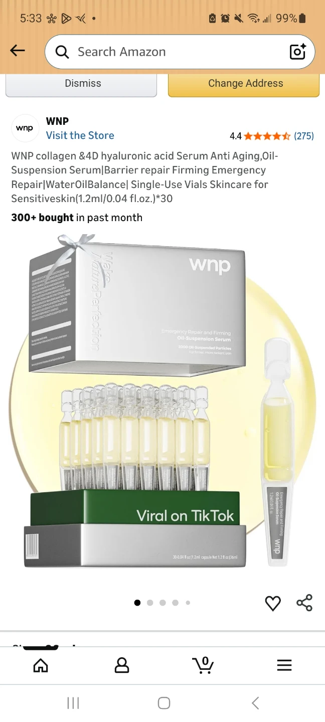 New x5 WNP Collagen Repair and Firming Oil-Suspension Serum