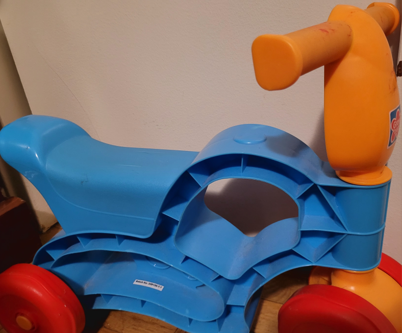 Grow'n Up blue and orange toddler ride-on toy