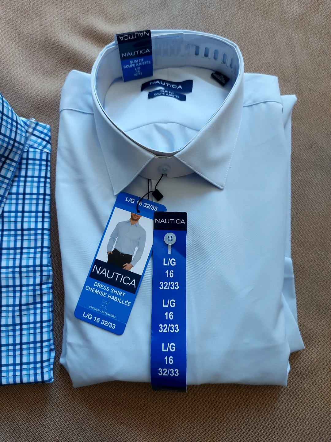NEW Nautica Slim Fit Dress Shirts Set of 2 - photo 4