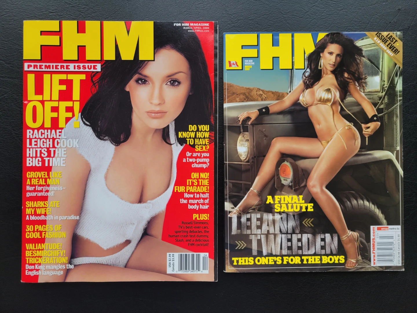 FHM First and Last issues.