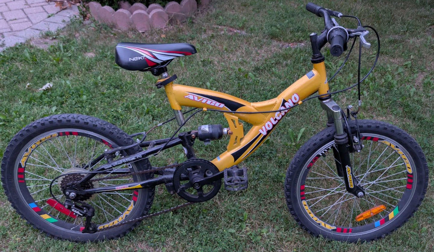 Avigo Volcano Mountain Bike (Dual Suspension) - 20 inch
