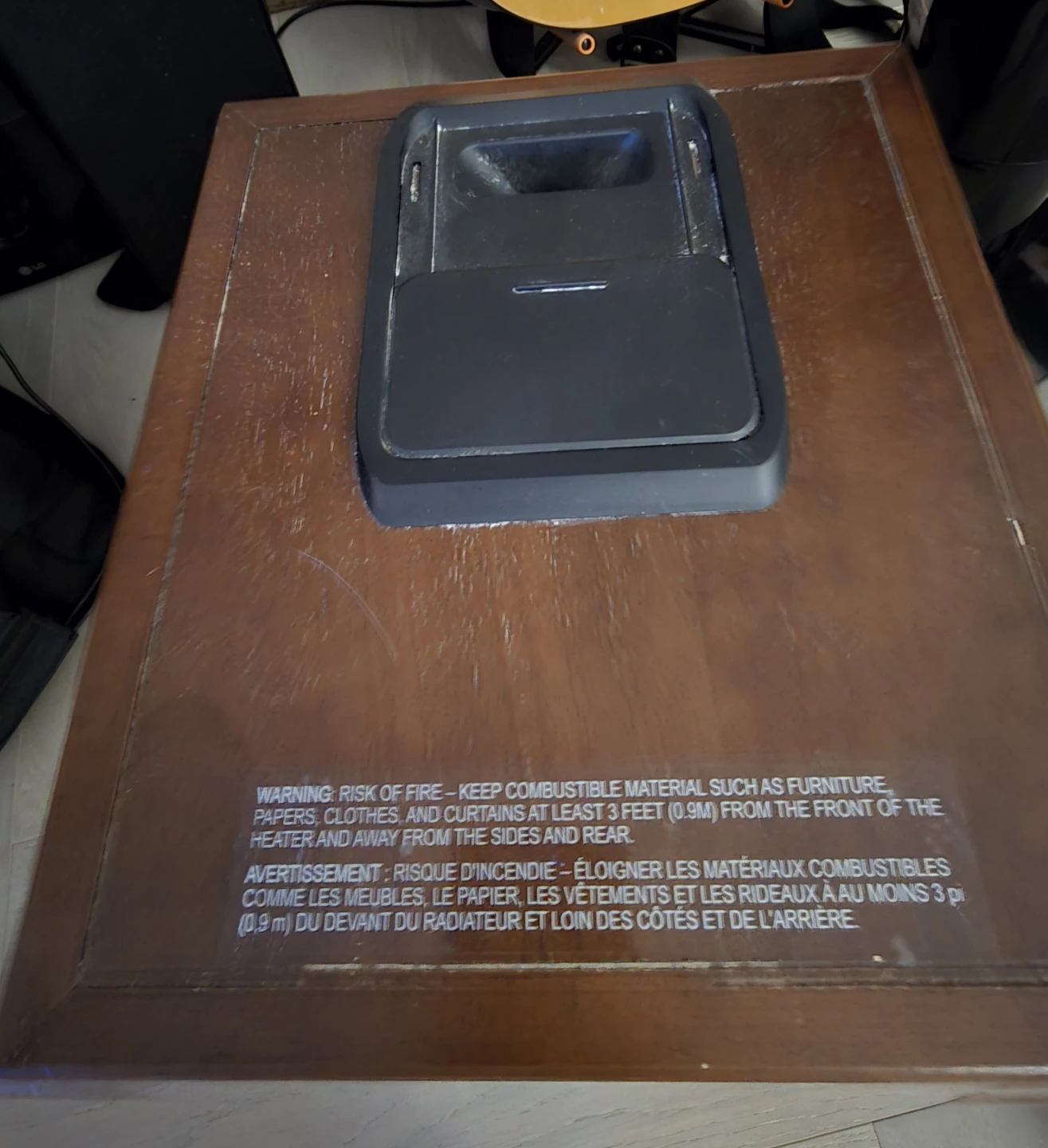 NOMA Wooden Box Infrared Heater Humidifier - photo 3