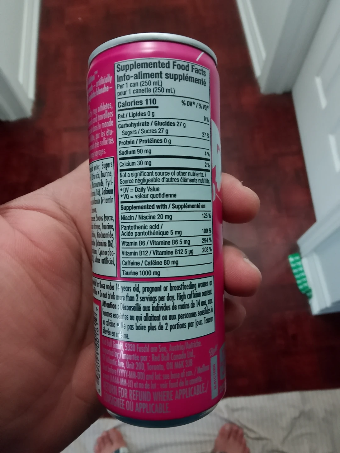 Red Bull The Peach Edition Energy Drink 🥤 - photo 2