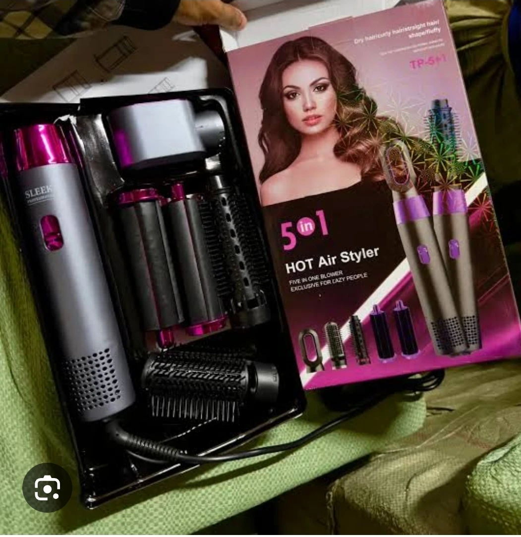 Hot Air Brush 5 in 1 Hair Styler – Curl, Dry & Straighten ( NEW) - photo 2