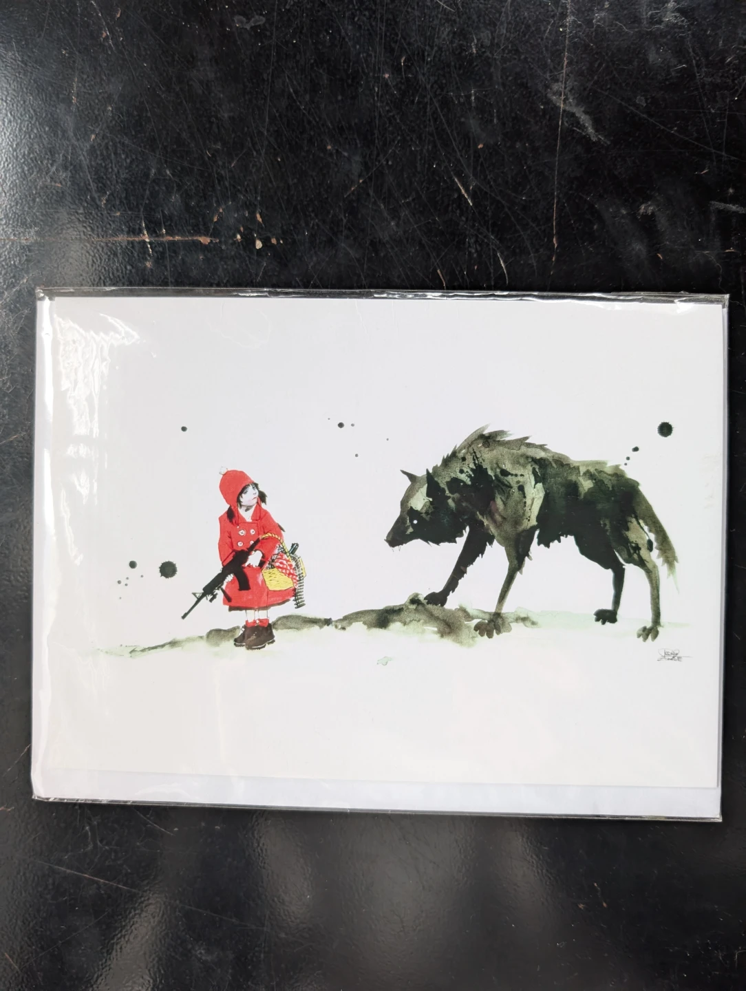 Lora Zombie "Red Riding Hood" print