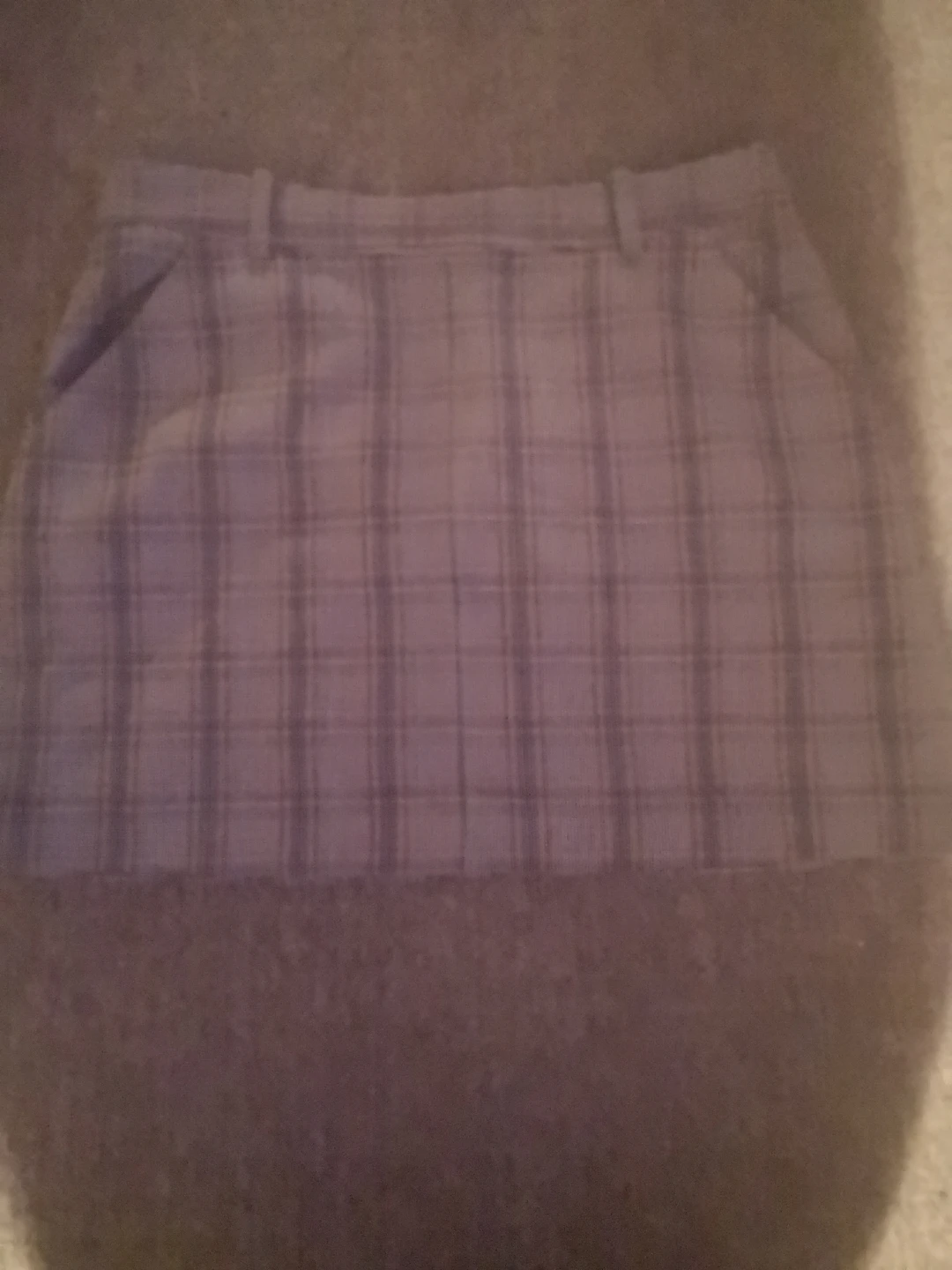 Plaid Mini Skirt