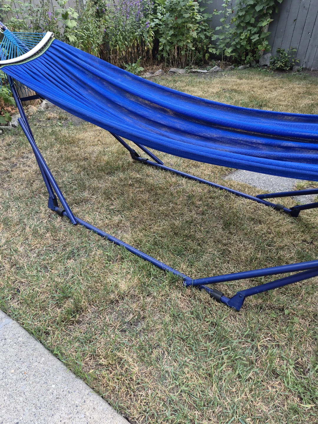 Blue Hammock with Stand