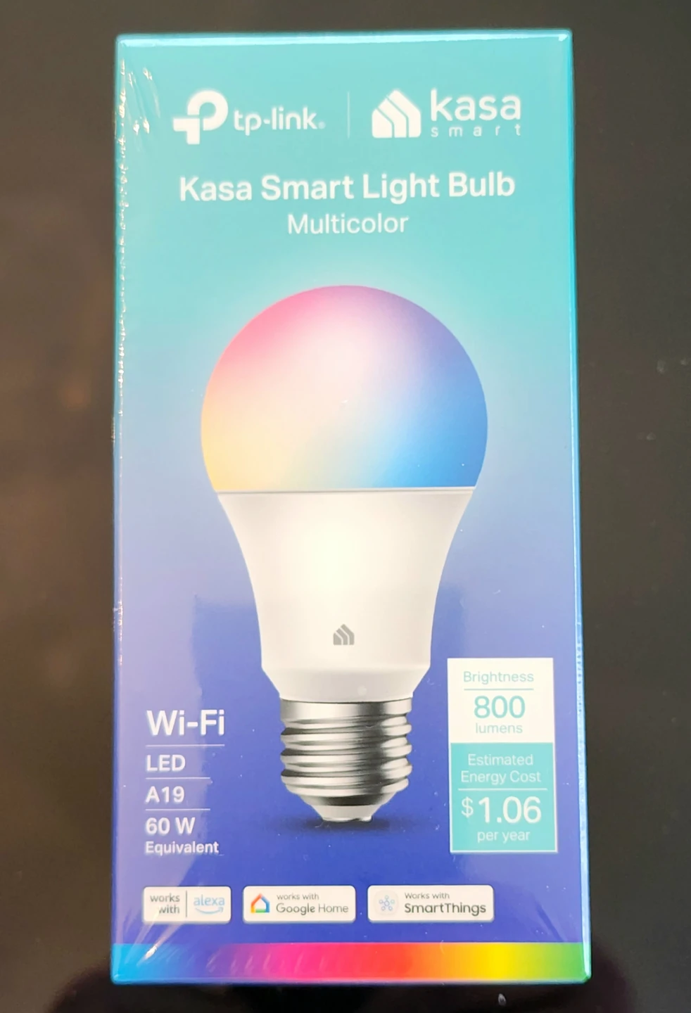 Kasa Smart Light Bulb Multicolor KL125